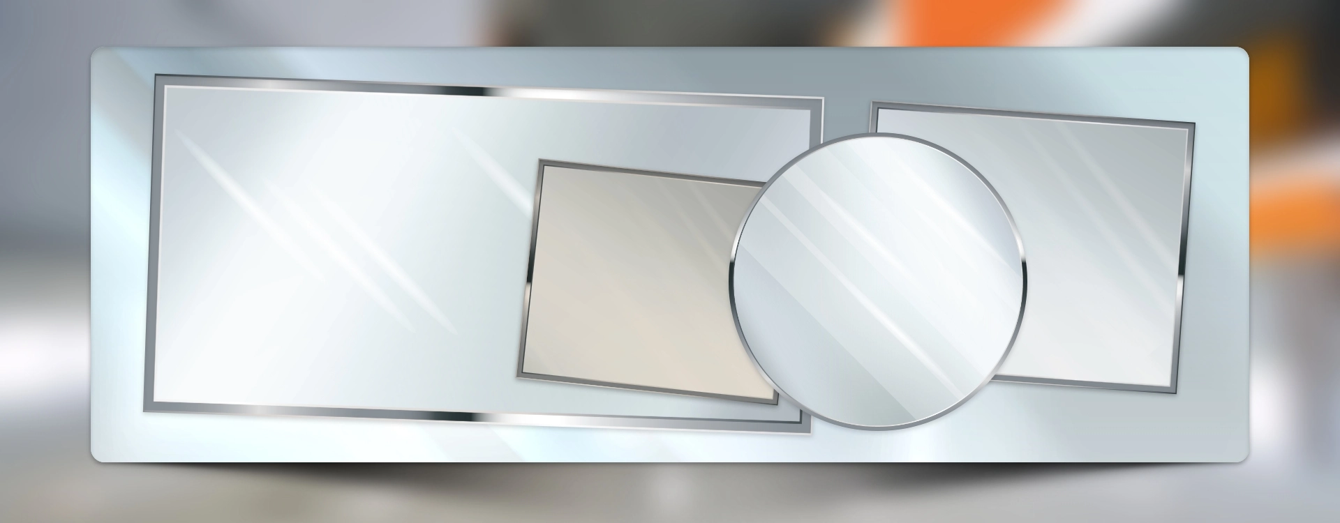 Lustra w różnym kształcie